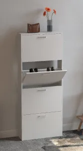 Botník VCM „Sulos L“, bílý