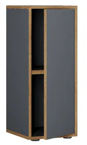VCM kancelářská skříň se 2 přihrádkami „Salia“ B30, antracitová