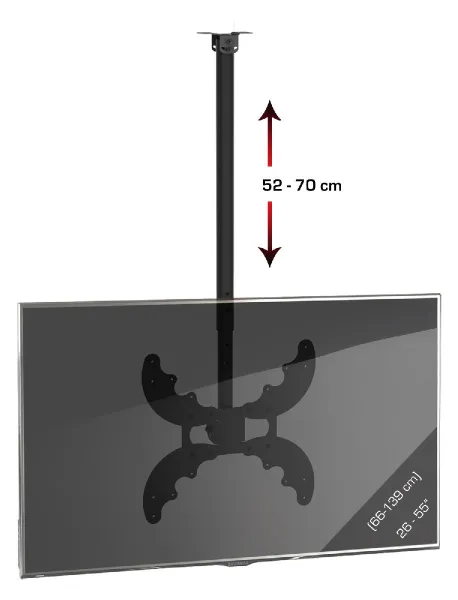 Stropní držák VCM „B-DX 400 Mini“, černý