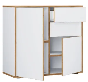 VCM Komoda „Salia“ B80, bílá