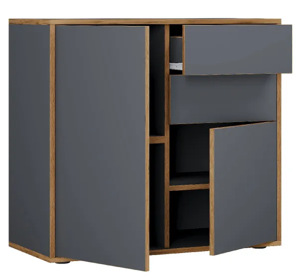 VCM Komoda „Salia“ B80, antracitová