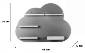 VCM Police Boarti Tonie - Cloud L, šedá