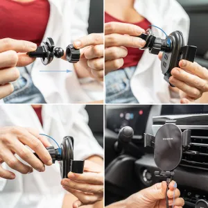 InnovaGoods Rychlá bezdrátová nabíječka do auta Chakar