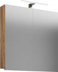 VCM LED zrcadlová skříňka 60 cm "VCB 1", dub medový
