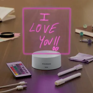 InnovaGoods Tabulka LED na zprávy a poznámky Lemo