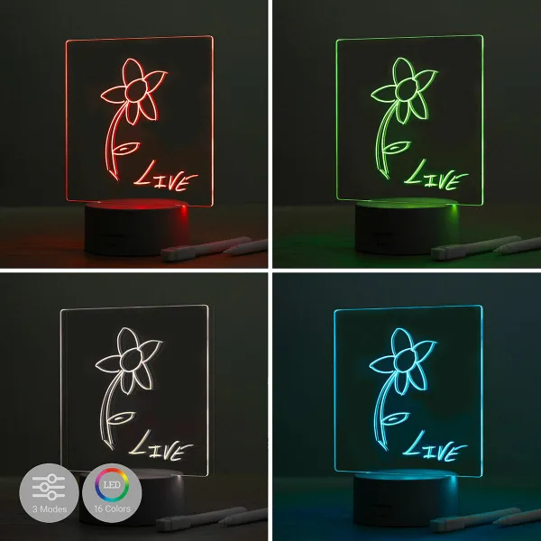 InnovaGoods Tabulka LED na zprávy a poznámky Lemo