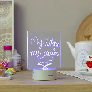 InnovaGoods Tabulka LED na zprávy a poznámky Lemo