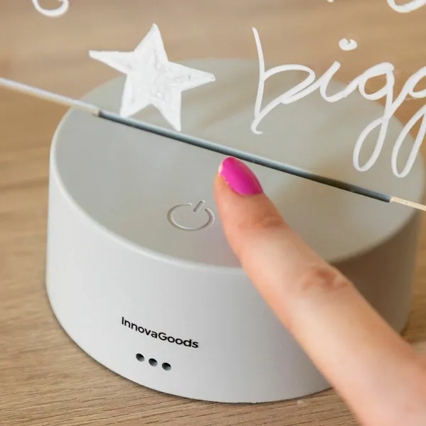 InnovaGoods Tabulka LED na zprávy a poznámky Lemo