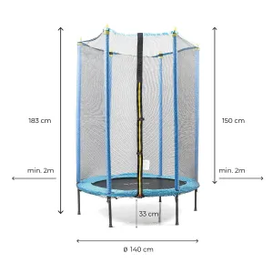 InnovaGoods Dětská trampolína s bezpečnostní sítí Zuply
