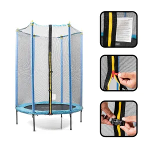 InnovaGoods Dětská trampolína s bezpečnostní sítí Zuply