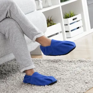 InnovaGoods Nahřívací bačkory, modré
