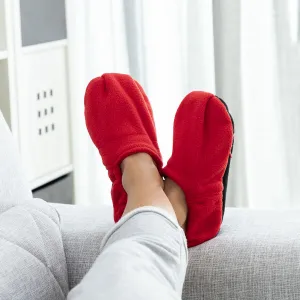 InnovaGoods Nahřívací bačkory, červené