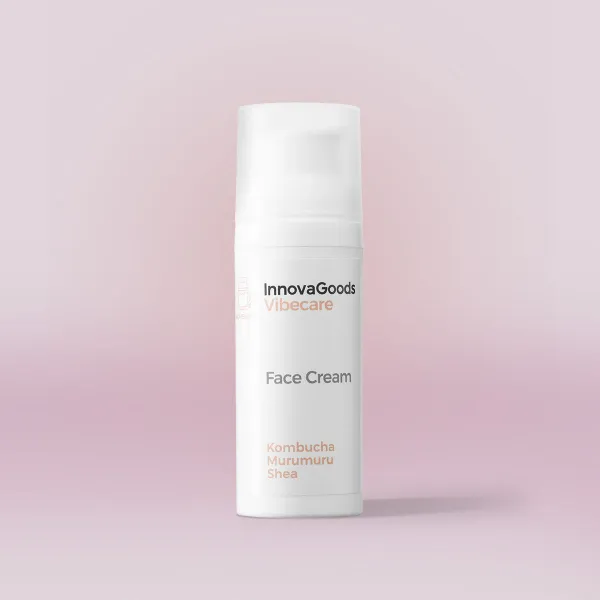 InnovaGoods Hydratační pleťový krém s kombuchou Vibecare, 50 ml