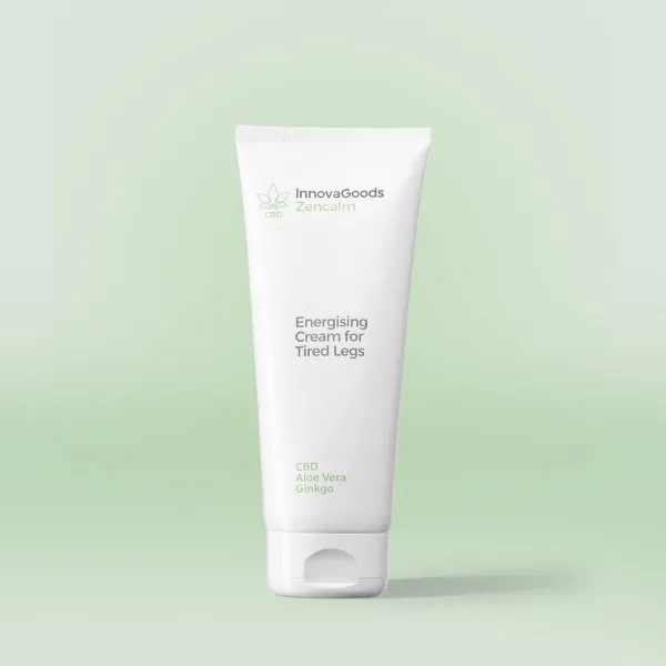 InnovaGoods Energizující krém na unavené nohy CBD Zencalm 200 ml
