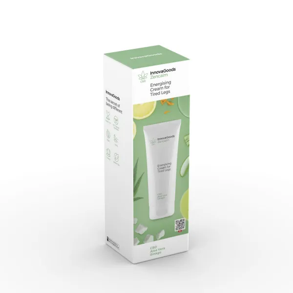 InnovaGoods Energizující krém na unavené nohy CBD Zencalm 200 ml