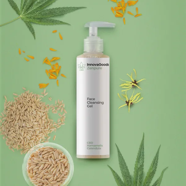 InnovaGoods Čistící gel na tvář CBD Zenpure 200 ml