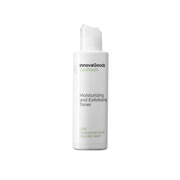 InnovaGoods Hydratační a exfoliační tonikum na obličej CBD Zenfresh 150 ml