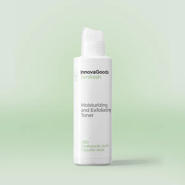 InnovaGoods Hydratační a exfoliační tonikum na obličej CBD Zenfresh 150 ml