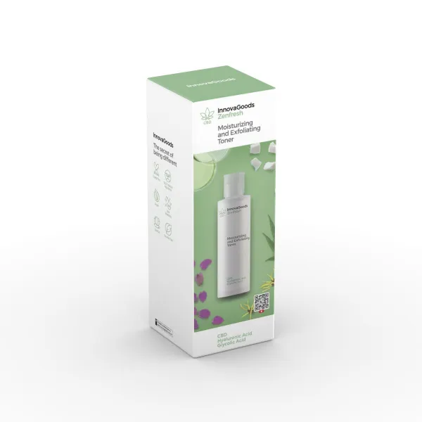InnovaGoods Hydratační a exfoliační tonikum na obličej CBD Zenfresh 150 ml