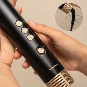 InnovaGoods Iontový multifunkční vzduchový kartáč na sušení a tvarování s technologií Coanda a 7 nástavci Wavify