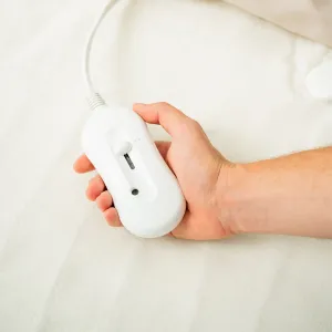 InnovaGoods Dvojlůžkový elektrický ohřívač Blewarm 60+60 W 140 x 160 cm, bílý