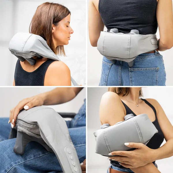 InnovaGoods Dobíjecí masážní přístroj 6D na krk a záda Silax