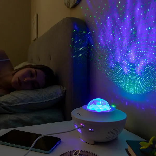 InnovaGoods LED hvězdný projektor s reproduktorem Sedlay