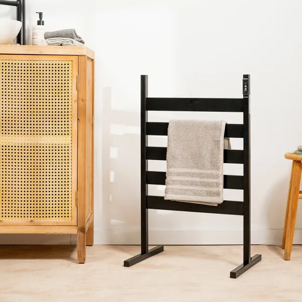 InnovaGoods Elektrický žebřinový nebo podlahový držák na ručníky Towarck (5 tyčí)
