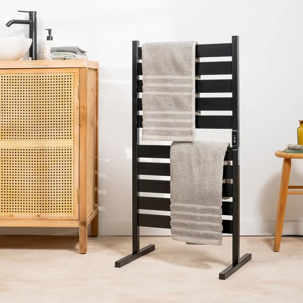 InnovaGoods Elektrický žebřinový nebo podlahový držák na ručníky Towarall (10 tyčí)
