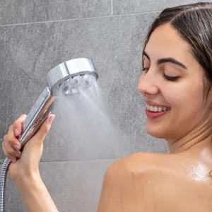 InnovaGoods Dvojitá sprchová hlavice s dávkovačem 3 v 1 Xawara