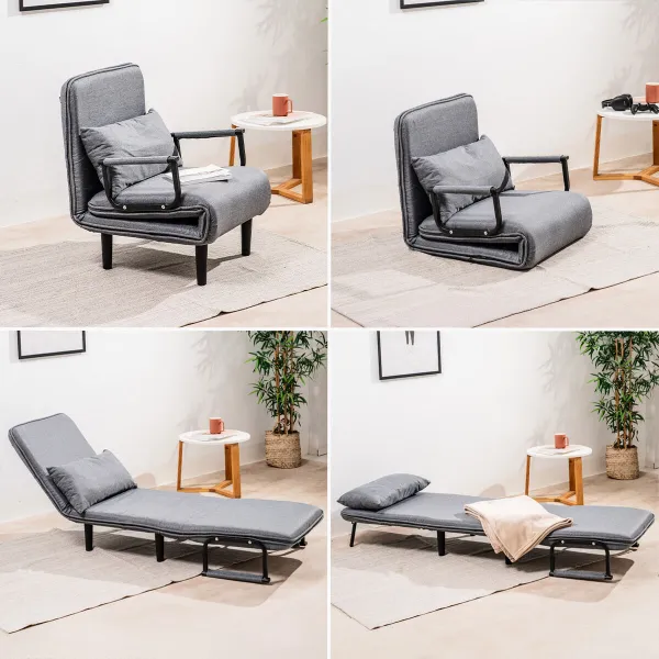 InnovaGoods Rozkládací pohovka pro jednoho 4 v 1 Softfa