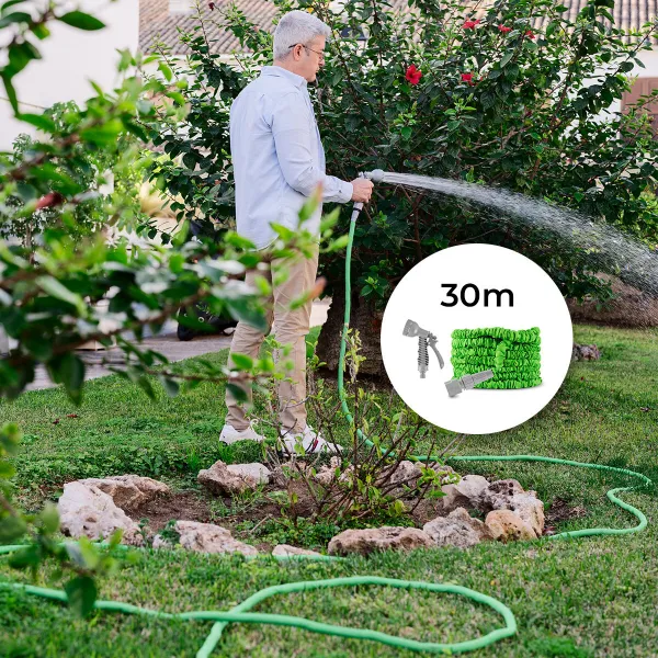 InnovaGoods Roztahovací zahradní hadice Hoxtend 30 m