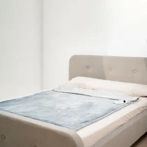 InnovaGoods Elektrická přikrývka Elakef šedá, 120 × 160 cm, 160 W