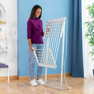InnovaGoods Skládací elektrický sušák na prádlo