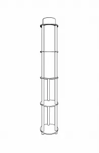 Opviq Stojacia lampa KS-11107 orech