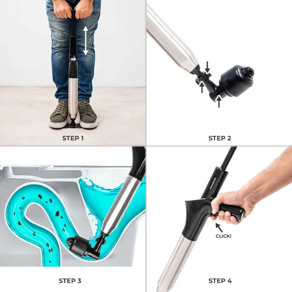 InnovaGoods Pneumatický zvon na odpady Jetpro