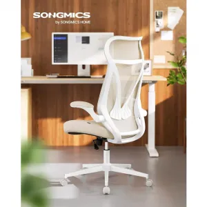 SONGMICS Kancelárska stolička Ramono béžová