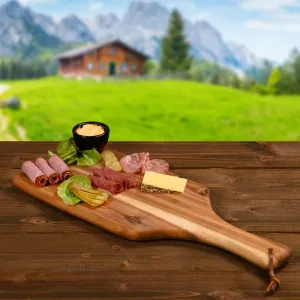 Kesper Doska na krájanie BREWLY 42x17 cm z masívu hnedá