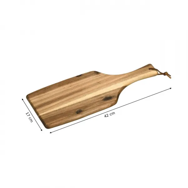 Kesper Doska na krájanie BREWLY 42x17 cm z masívu hnedá