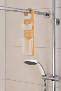 BERILO Závesný bambusový organizér ORGO 44 cm hnedý