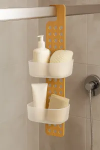 BERILO Závesný bambusový organizér ORGO 70 cm hnedý