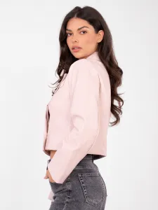 Svetloružová bomber bunda