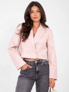 Svetloružová bomber bunda