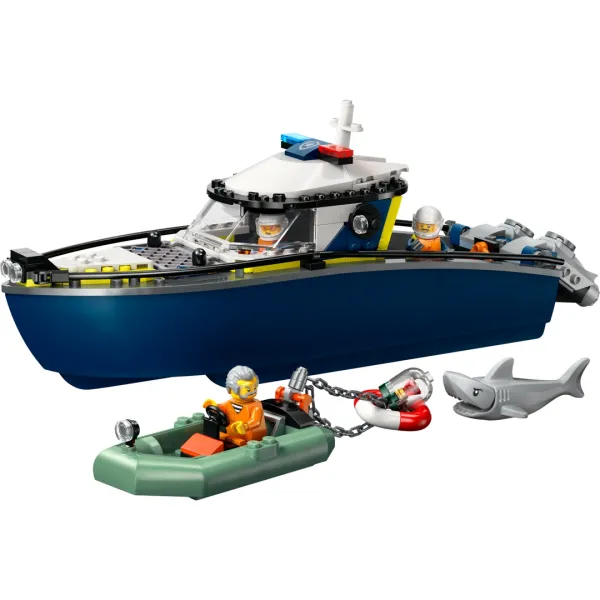 LEGO® City 60456 Naháňačka v policajnej lodi
