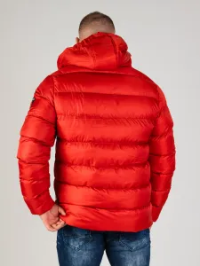 Pánska bunda CIPO & BAXX CM224 RED Farba: Červená, Konfekčná veľkosť: M
