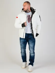 Pánska bunda CIPO & BAXX CM228 WHITE Farba: Biela, Konfekčná veľkosť: M