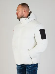 Pánska bunda CIPO & BAXX CM228 WHITE Farba: Biela, Konfekčná veľkosť: M