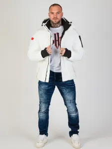 Pánska bunda CIPO & BAXX CM228 WHITE Farba: Biela, Konfekčná veľkosť: M