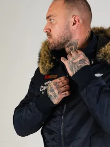 Pánska bunda CIPO & BAXX CM229 NAVYBLUE Farba: Tmavomodrá, Konfekčná veľkosť: M