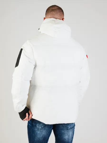Pánska bunda CIPO & BAXX CM228 WHITE Farba: Biela, Konfekčná veľkosť: M